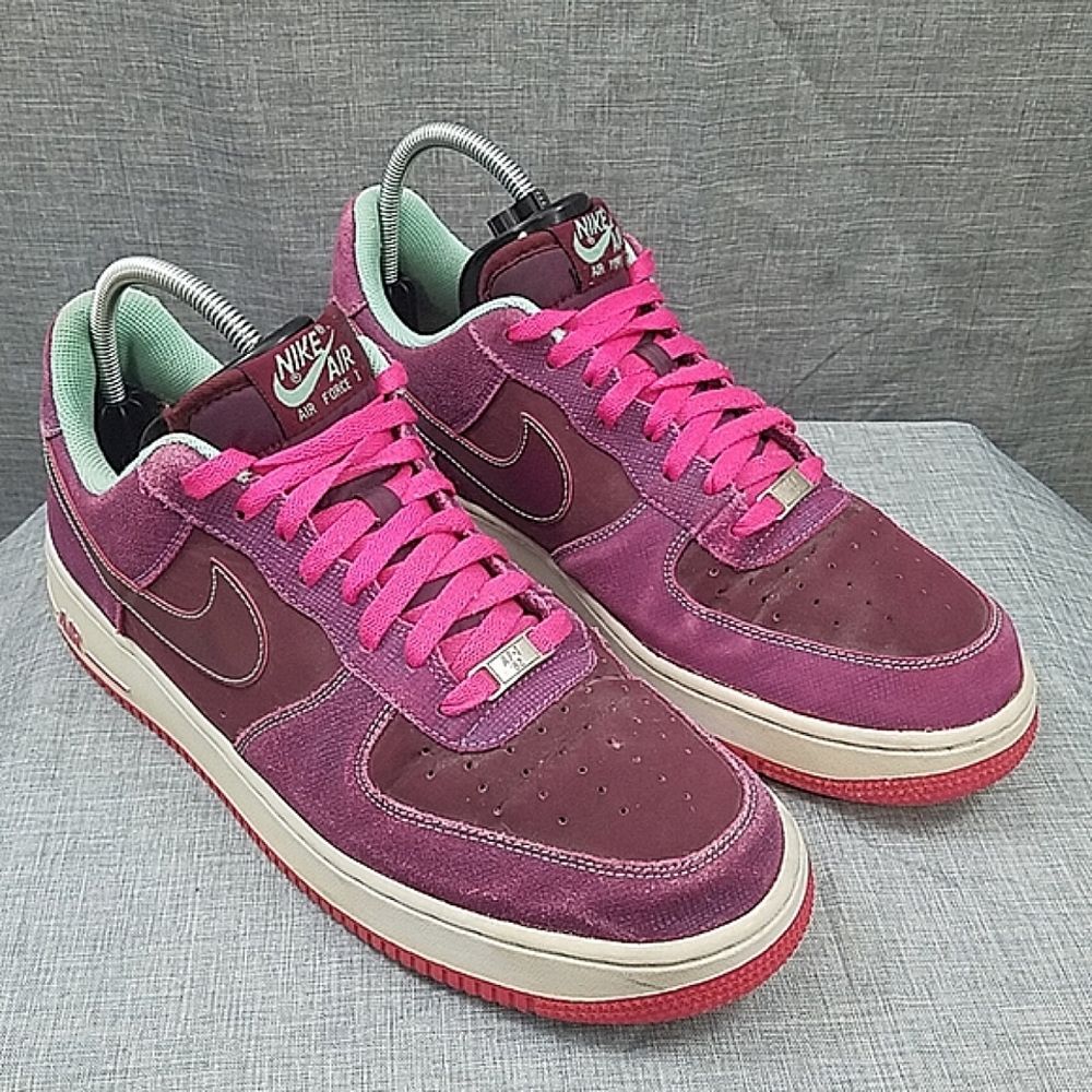 Nike Air Force 1 low top cherrywood sneaker 2013 488298-614 men's 11